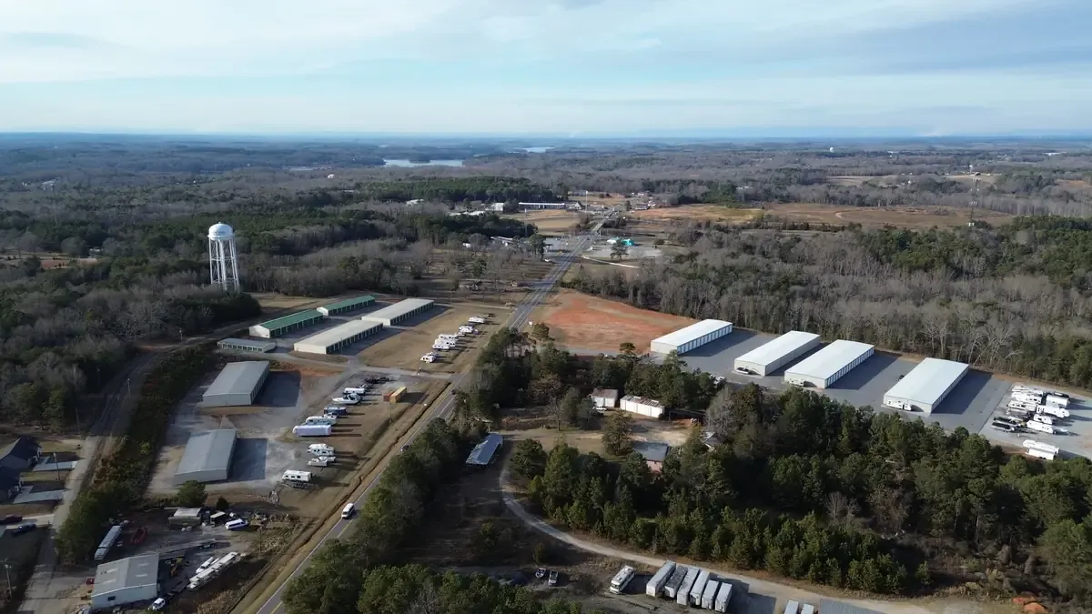 Aerial view of Iron Harbor